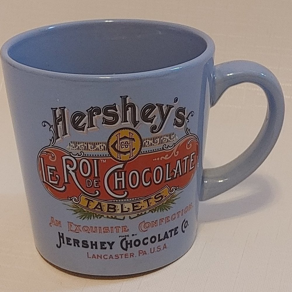 Hershey’s Le Roi De Chocolate Tablets 16oz Powder Blue Mug - Lancaster, …